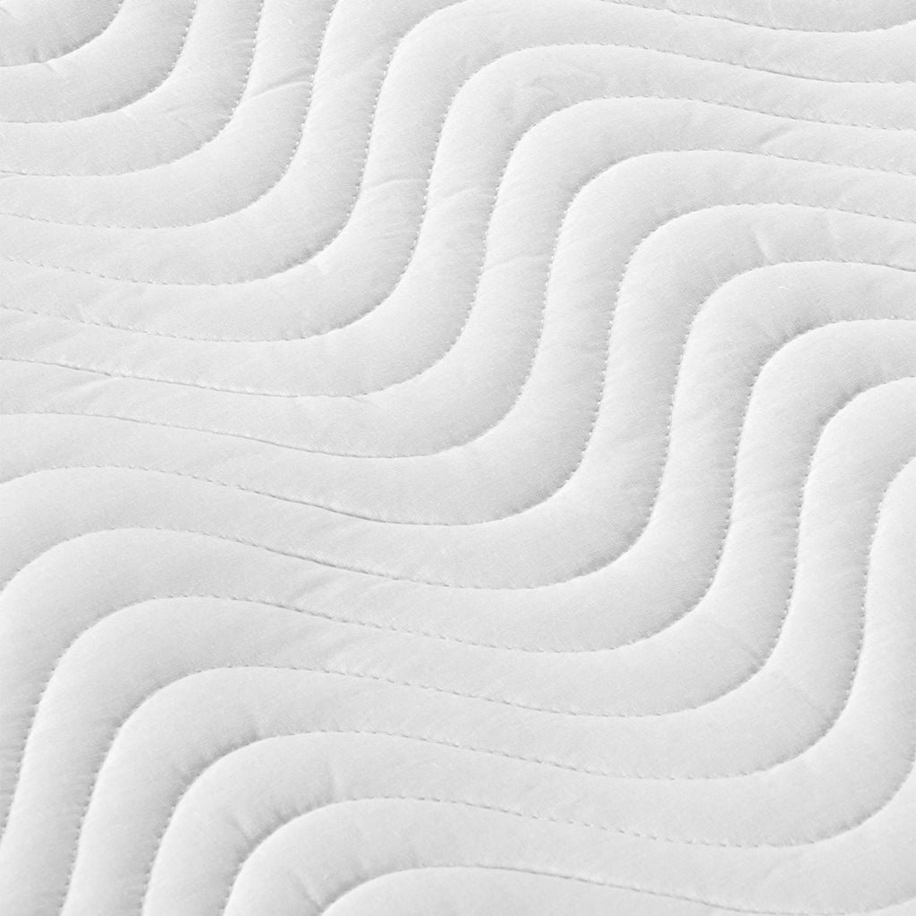 Luna Kapitone Sıvı Geçirmez Fitted Alez 100x200 cm Beyaz