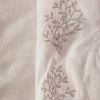Astra Çift Kişilik Keten&Percale Nevresim Seti Beyaz/Natürel (7 Parça)
