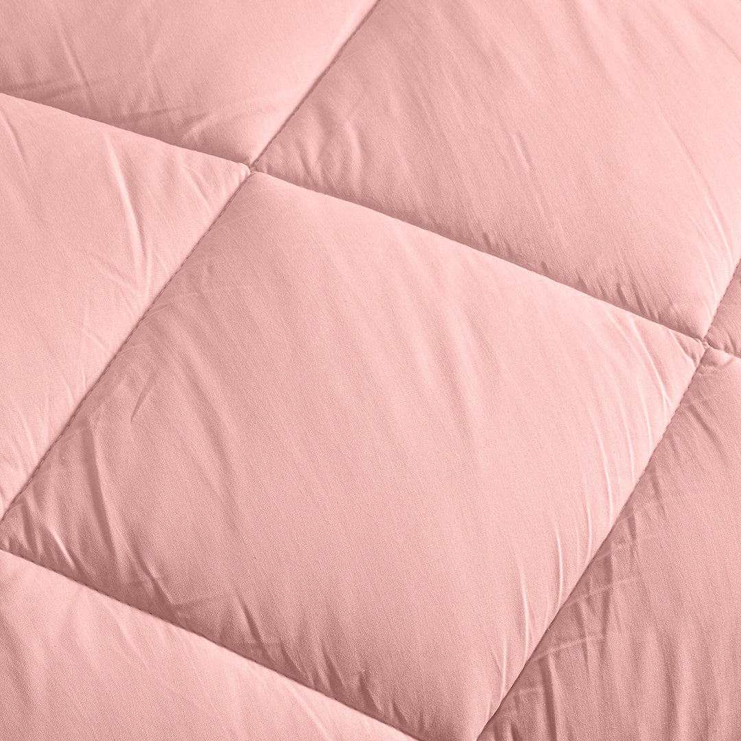 Aura Ranforce Yorgan 195x215 cm Pembe