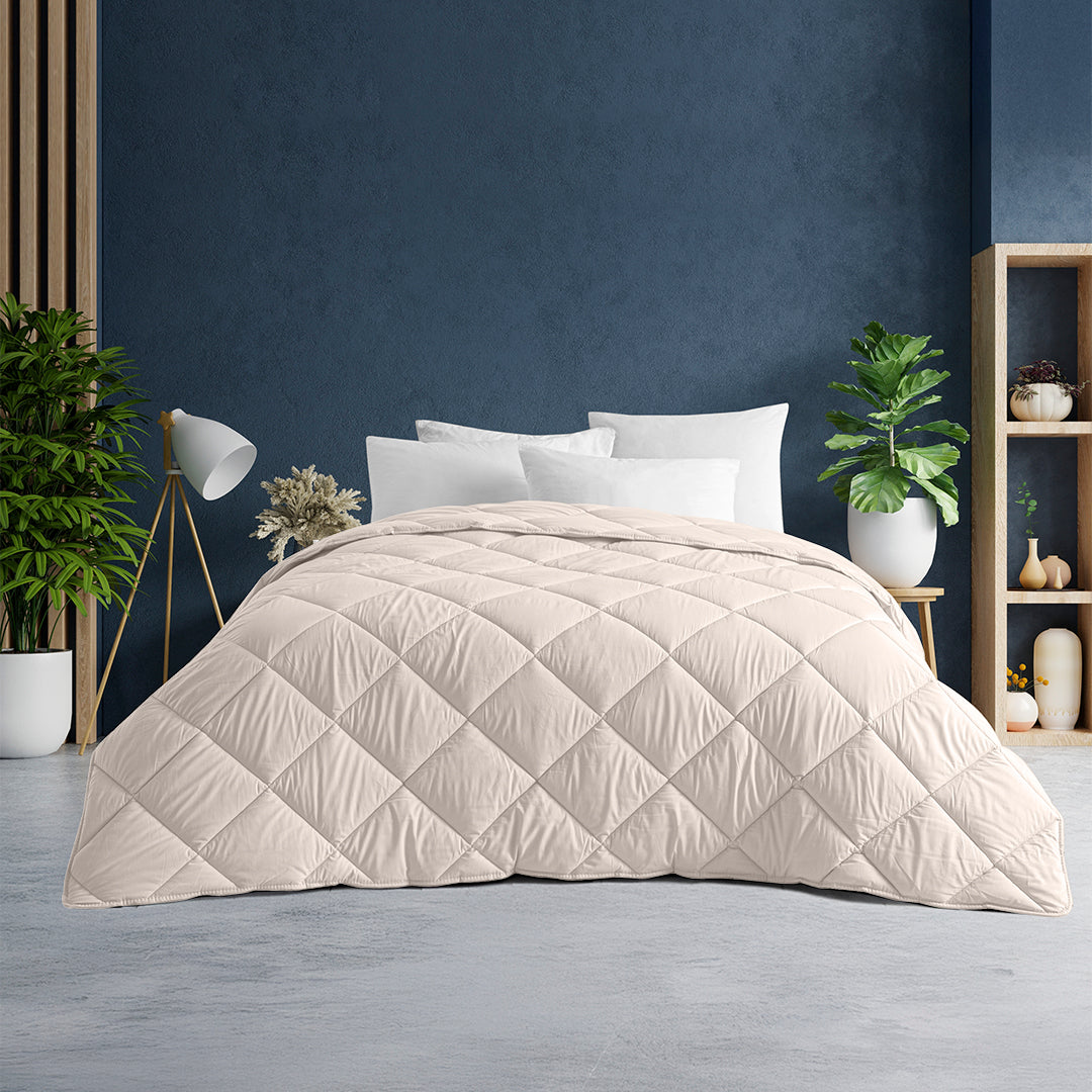 Aura Ranforce Yorgan 195x215 cm Krem