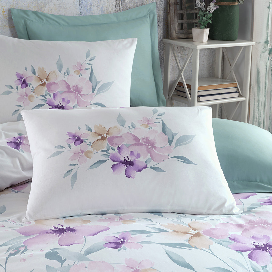 Cozy Tek Kişilik Ranforce Nevresim Takımı Mint (3 Parça)