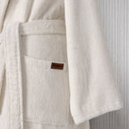 Dolce Microcotton Kapşonlu Unisex Bornoz Linen M/L