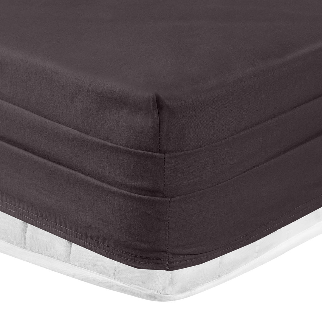 Infinity Çift Kişilik Poplin Nevresim Takımı Mürdüm (6 Parça)