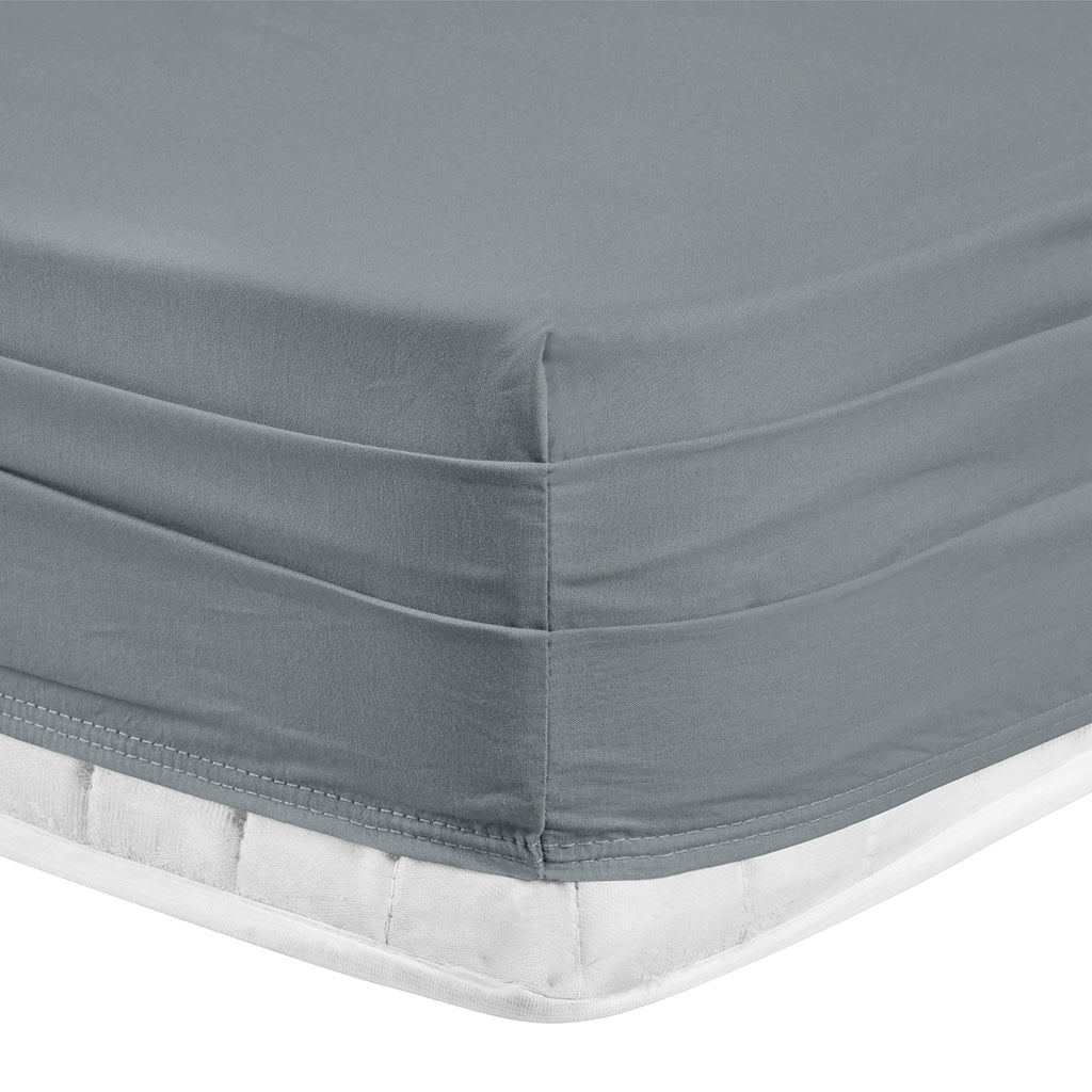 Infinity Tek Kişilik Poplin Nevresim Takımı Gri (4 Parça)