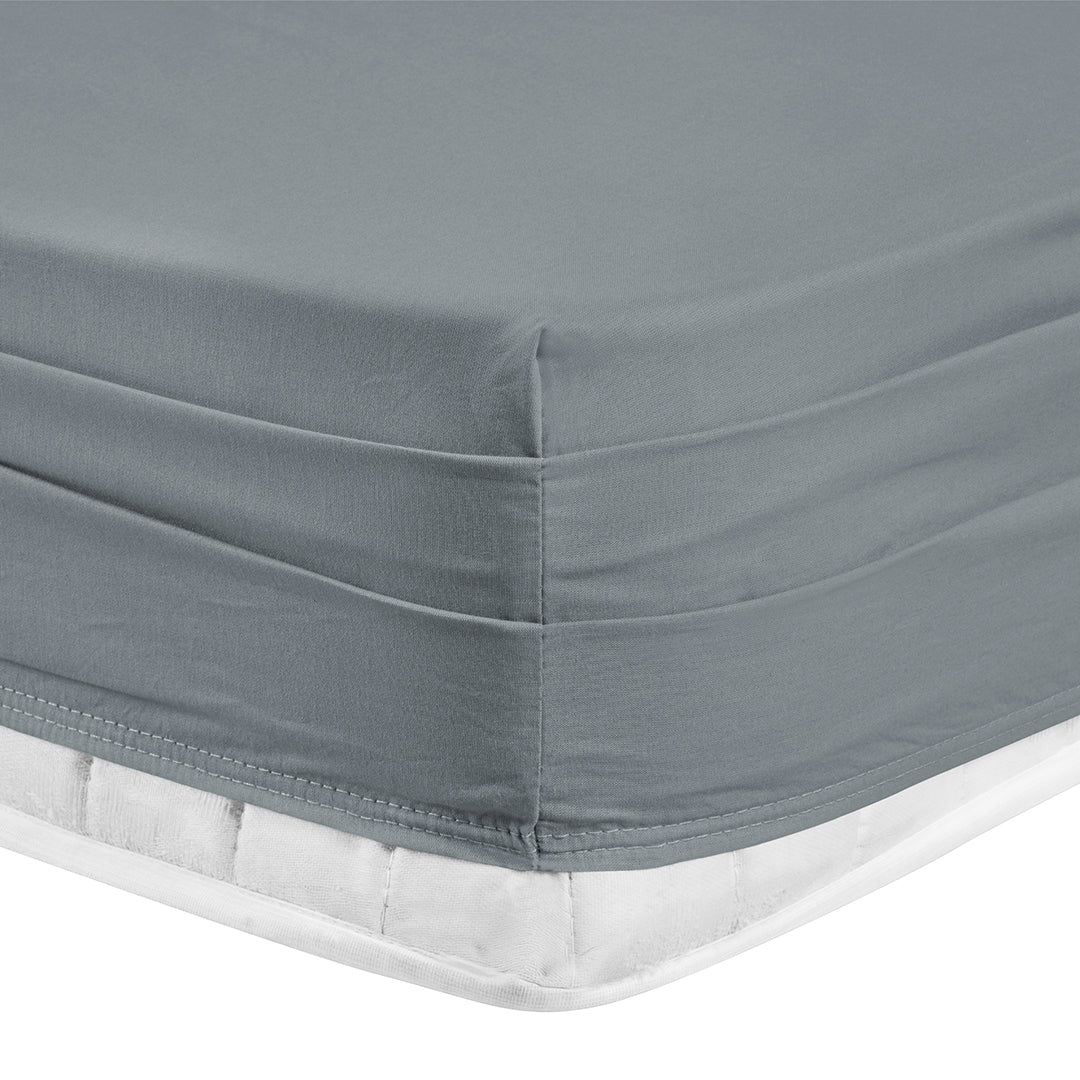 Infinity Tek Kişilik Poplin Nevresim Takımı Gri (4 Parça)