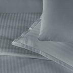 Infinity Tek Kişilik Poplin Nevresim Takımı Gri (4 Parça)