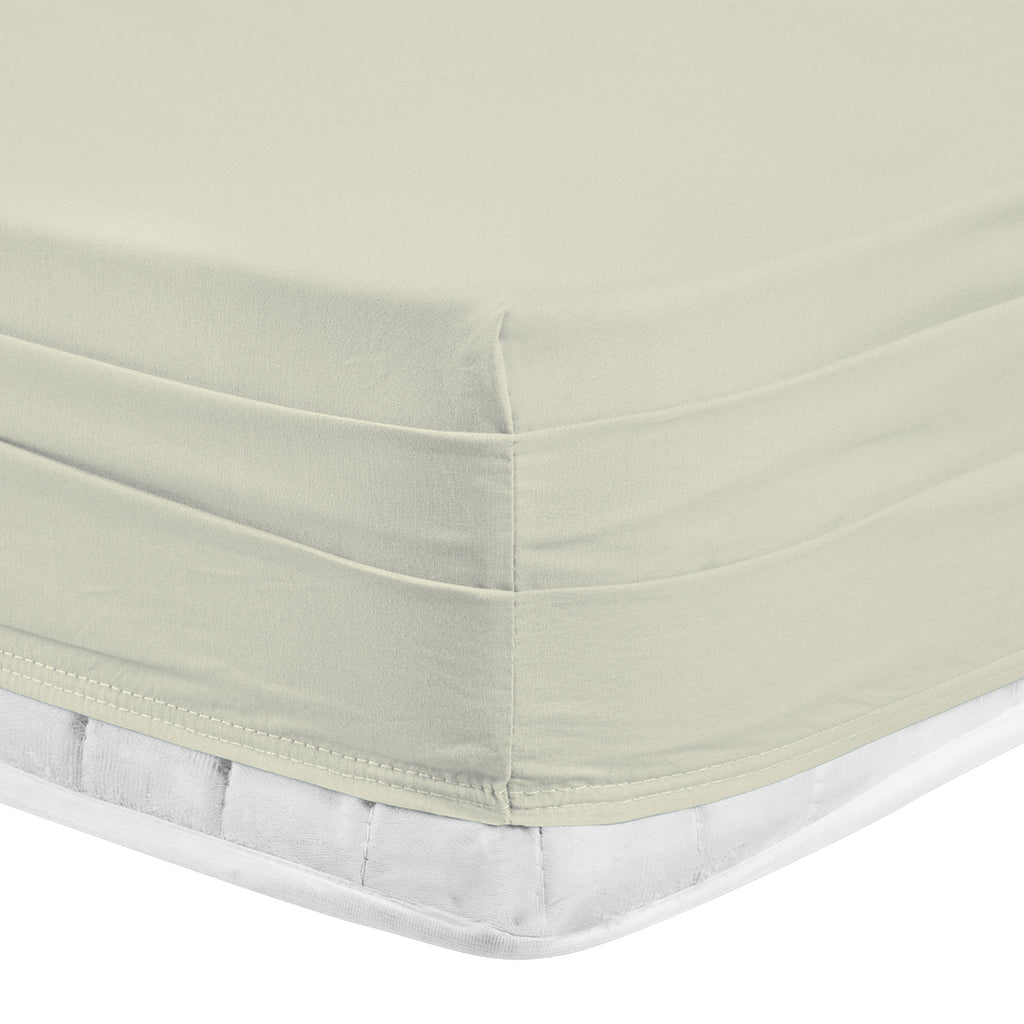 Infinity Tek Kişilik Poplin Nevresim Takımı Ekru (4 Parça)