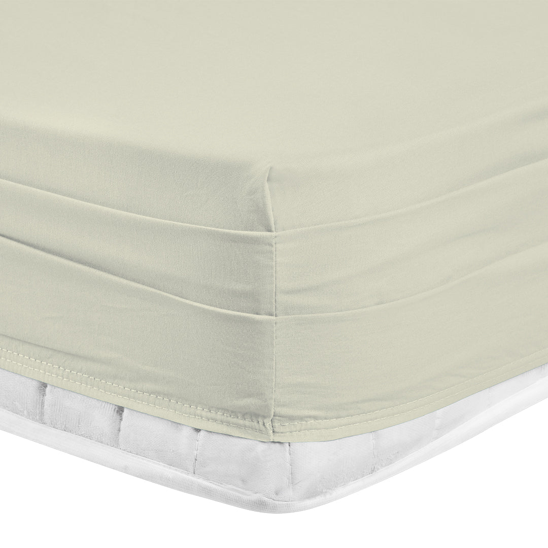 Infinity Tek Kişilik Poplin Nevresim Takımı Ekru (4 Parça)