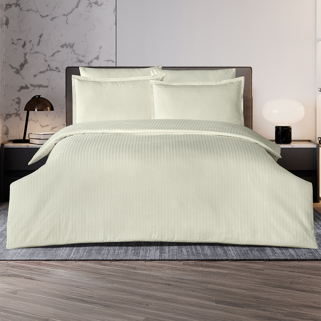 Infinity Tek Kişilik Poplin Nevresim Takımı Ekru (4 Parça)