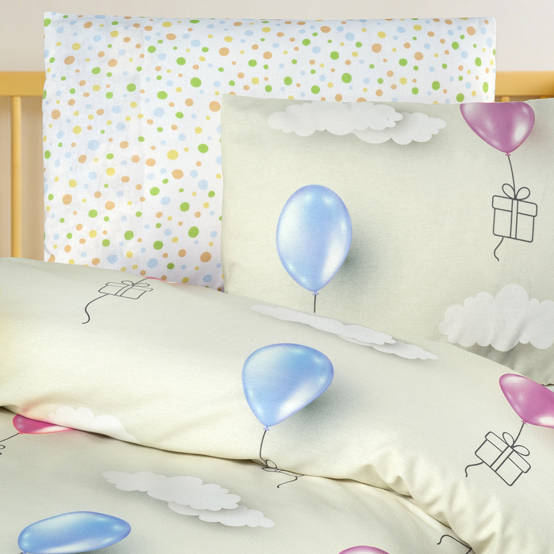 Mimo %100 Pamuk Ranforce Bebek Nevresim Takımı Renkli (4 Parça) 57 Tel