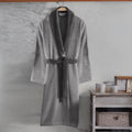 Polly %100 Pamuk Unisex Bornoz Antrasit (2XL)