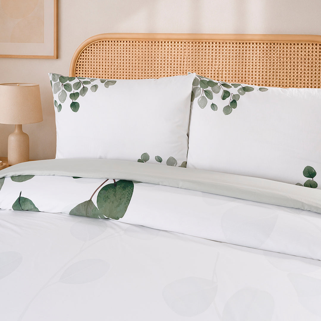 Salvia Tek Kişilik %100 Pamuk Ranforce Nevresim Takımı Beyaz 57 Tel (3 Parça)